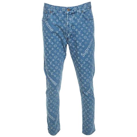 lv print jeans|Monogram Jacquard Jeans .